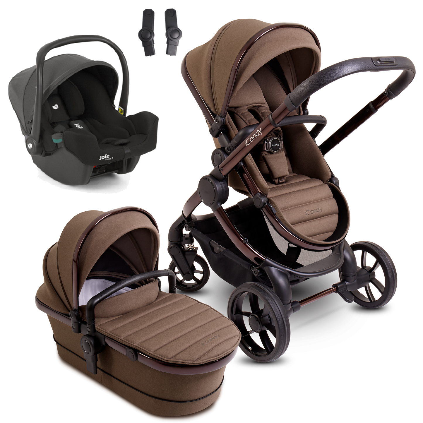 iCandy Peach 7 Bundle with Joie iSnug 2 iSize Car Seat