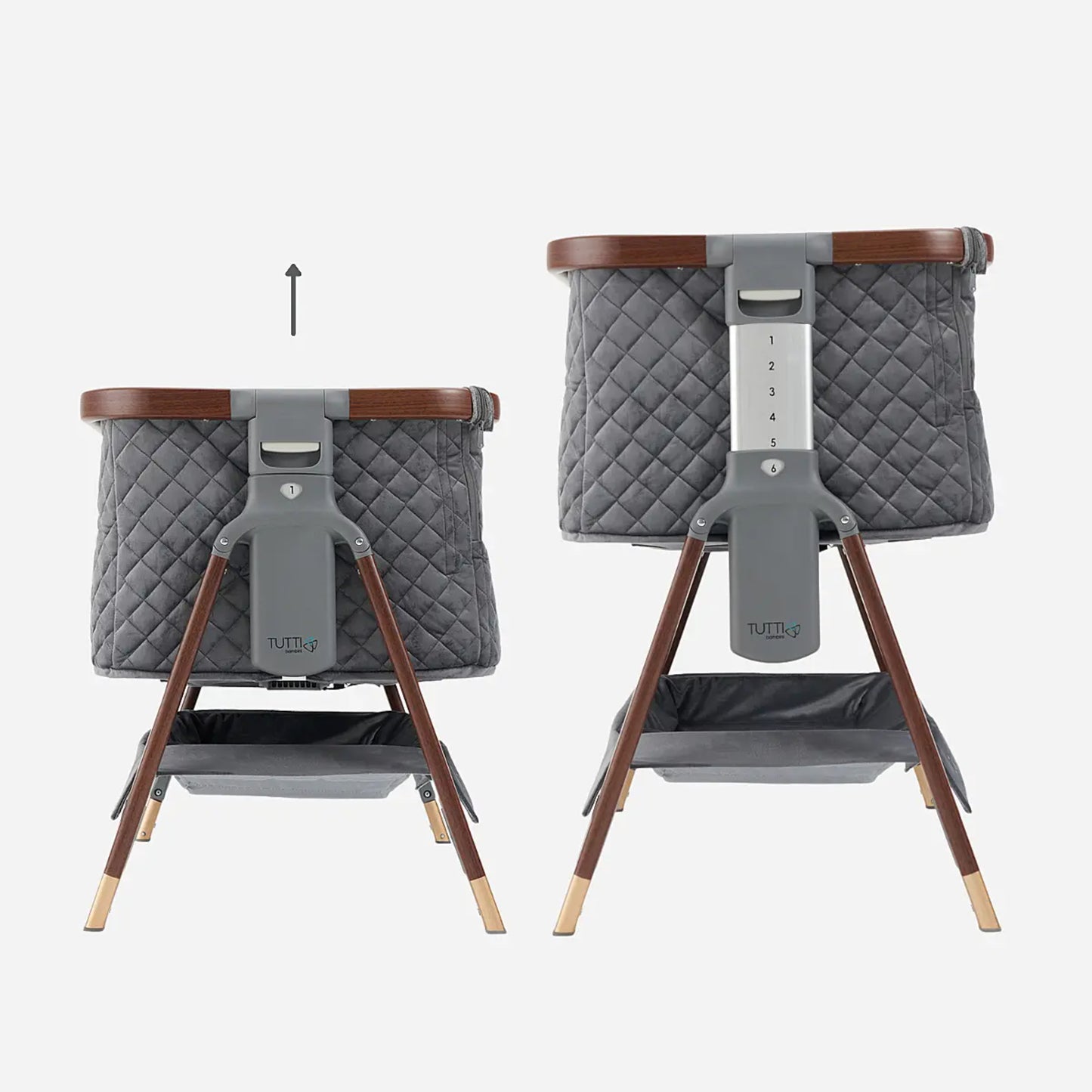 Tutti Bambini CoZee Luxe Bedside Crib
