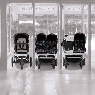 Mountain Buggy Duet Twin Travel System with Cybex Aton B2 and Bases