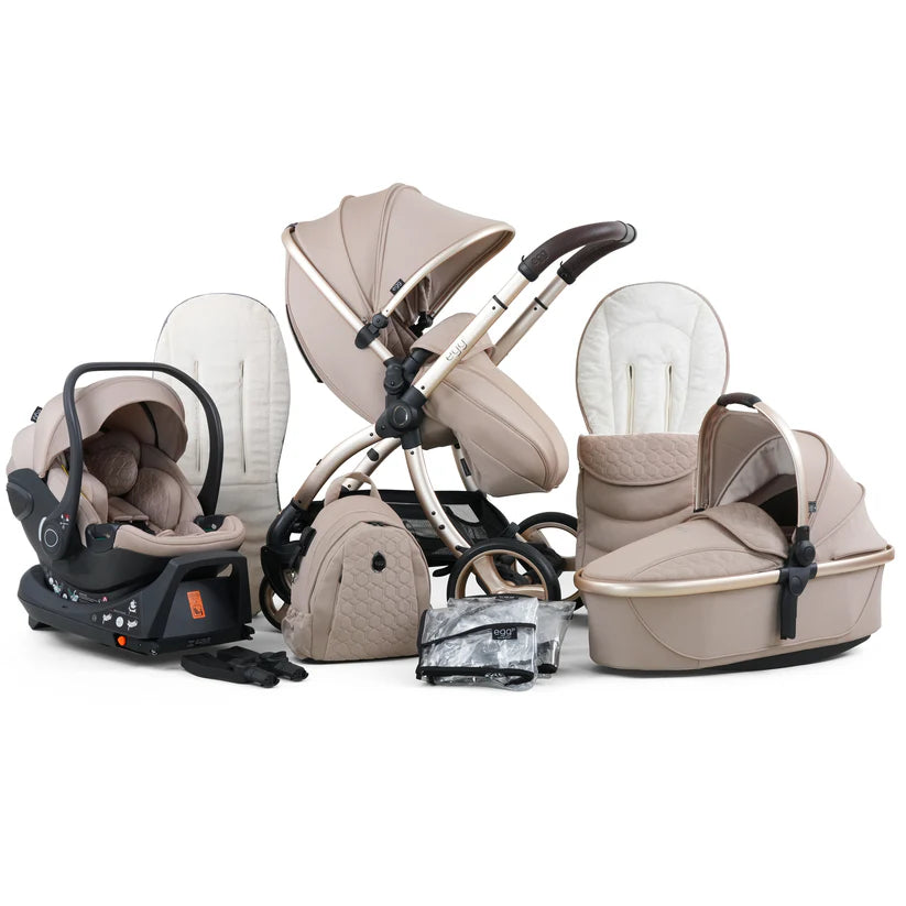 Egg 3 Luxury Bundle with Egg Shell Car Seat and Isofix Base