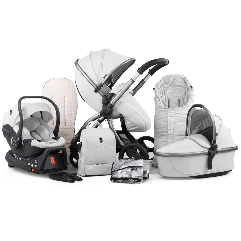 Egg 3 Luxury Bundle with Egg Shell Car Seat and Isofix Base
