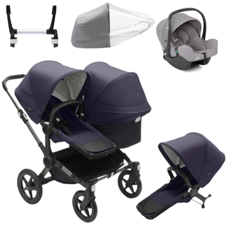 Bugaboo Donkey 5 Duo (Double) with Joie iSnug