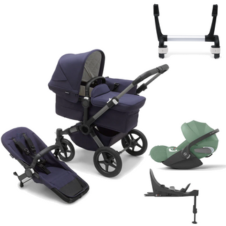 Bugaboo Donkey 5 Mono (Single) with Cybex Cloud T and Base T