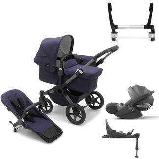 Bugaboo Donkey 5 Mono (Single) with Cybex Cloud T and Base T