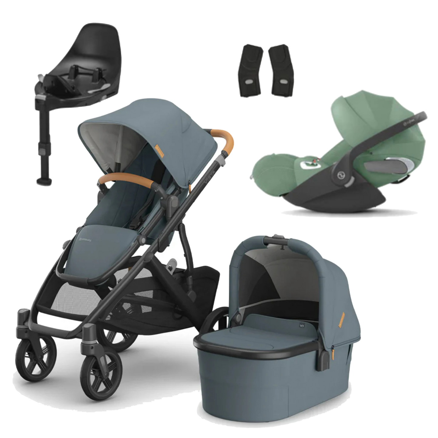 UPPAbaby Vista V3 Buggy with Cybex Cloud T and Base T