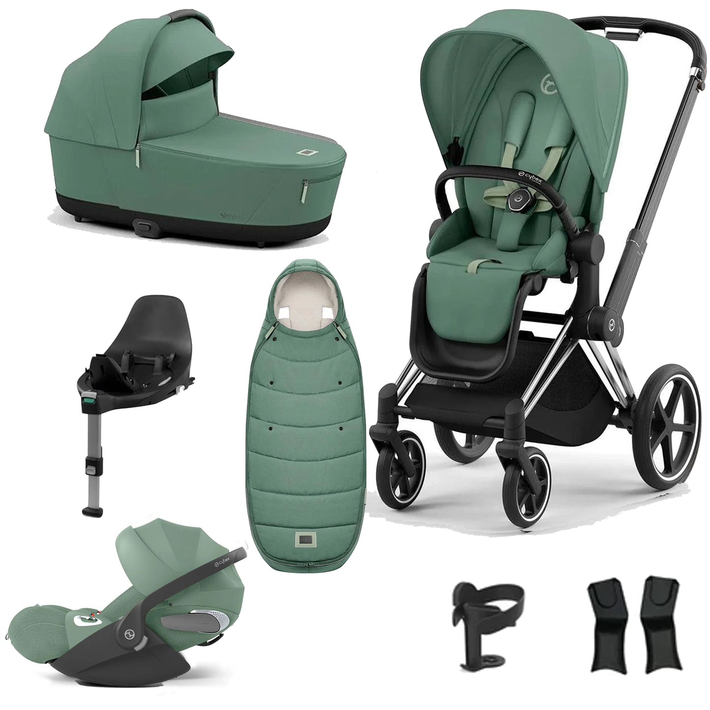 Cybex Priam Essentials Bundle with Cybex Cloud T and Base T