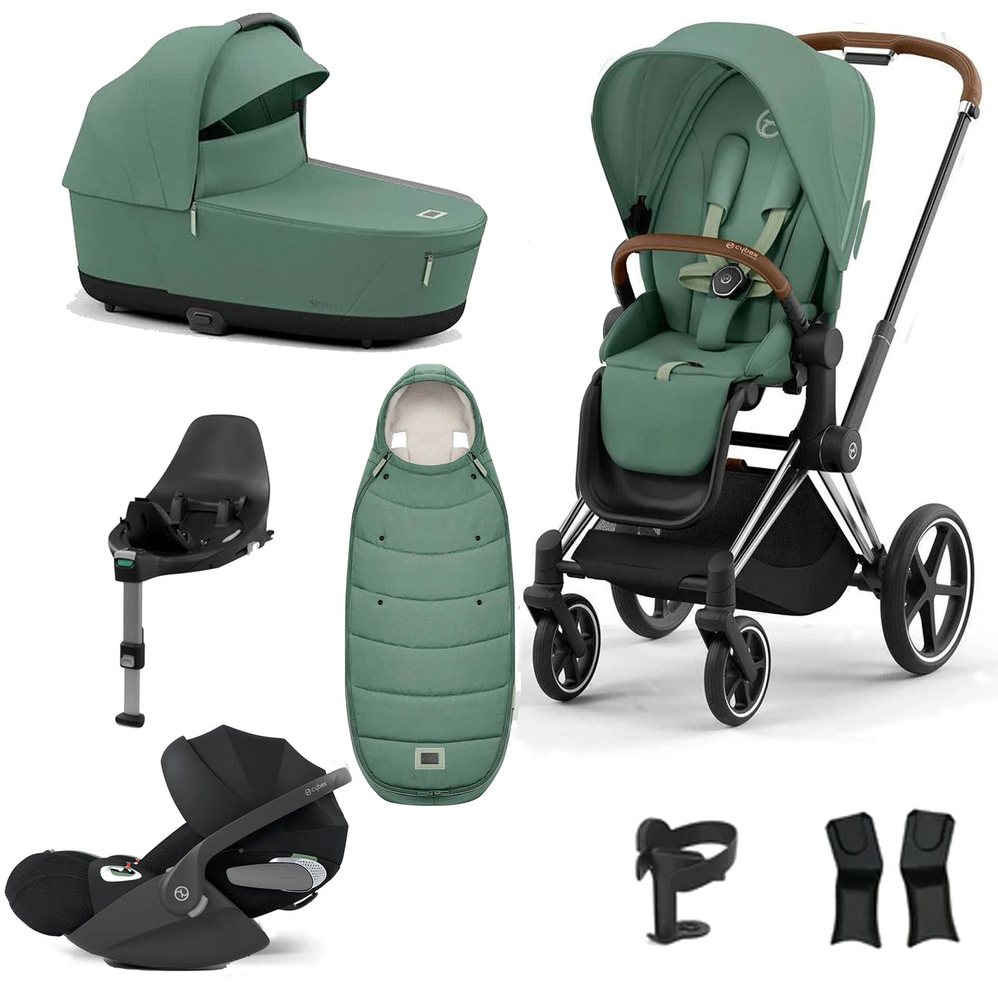 Cybex Priam Essentials Bundle with Cybex Cloud T and Base T