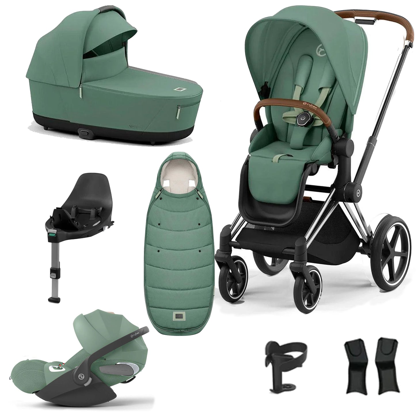 Cybex Priam Essentials Bundle with Cybex Cloud T and Base T