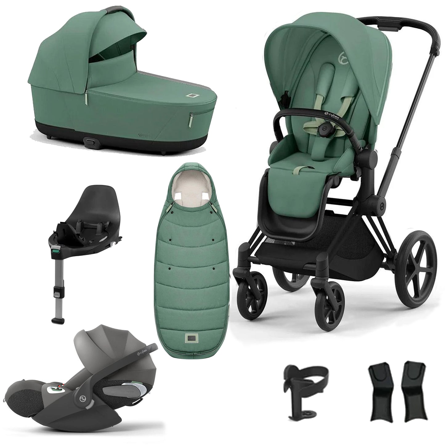 Cybex Priam Essentials Bundle with Cybex Cloud T and Base T