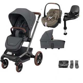 Maxi Cosi Fame Buggy with Maxi Cosi Pebble Pro2 and Family Fix Pro Base