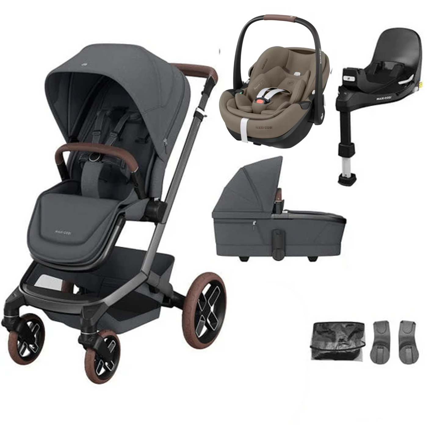 Maxi Cosi Fame Buggy with Maxi Cosi Pebble Pro2 and Family Fix Pro Base