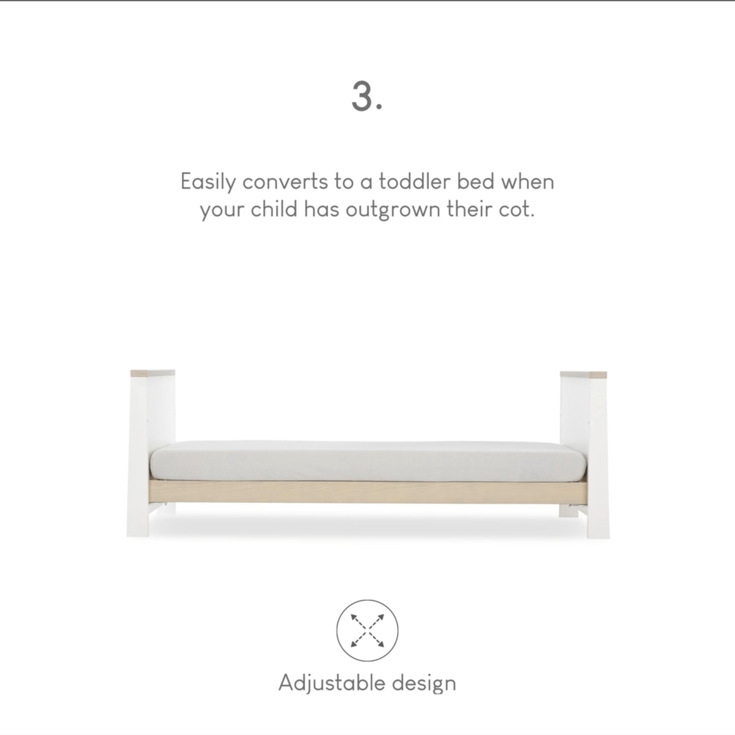 CuddleCo Ada Cot Bed