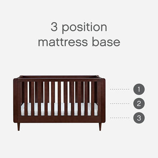 Tutti Bambini Japandi 3 Piece with Cot Bed, Dresser Changer and Wardrobe