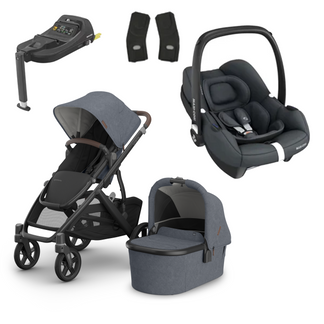 UPPAbaby Vista V3 Buggy with Maxi Cosi CabrioFix and Base