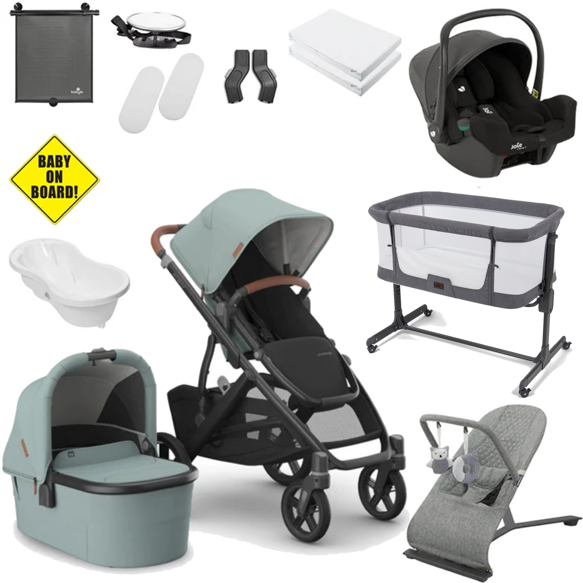 uppababy vista bundle UPPAbaby Vista V3 Complete Newborn Bundle