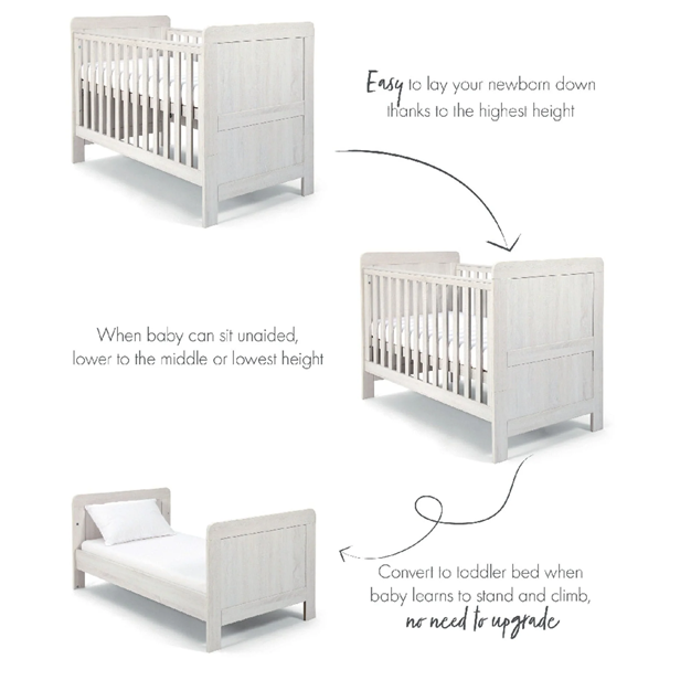 Mamas Papas Wedmore Cot Bed BabyDoc Shop Ireland