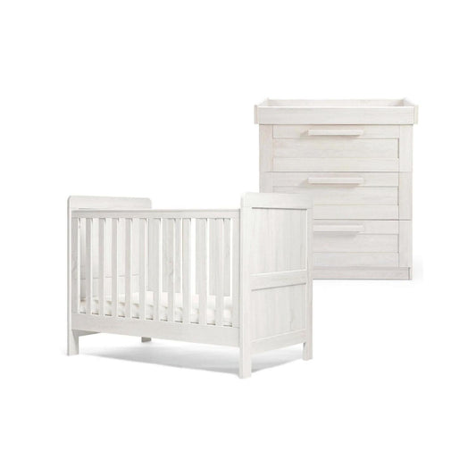 Mamas and Papas Atlas 2 Piece Small Cotbed and Dresser Changer