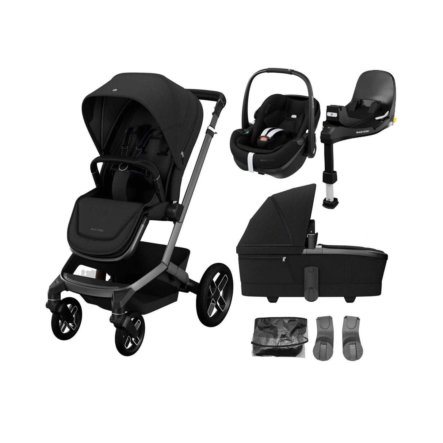 Maxi Cosi Fame Buggy with Maxi Cosi Pebble Pro2 and Family Fix Pro Base