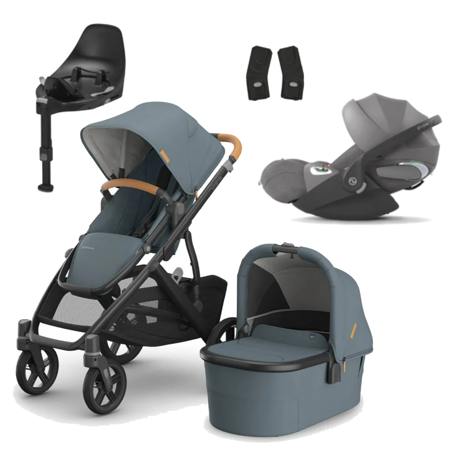 UPPAbaby Vista V3 Buggy with Cybex Cloud T and Base T