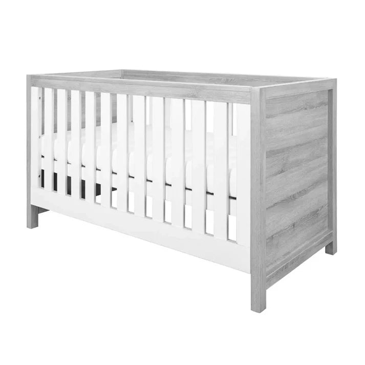 Tutti Bambini Modena 3 in 1 Cot bed Grey White Oak