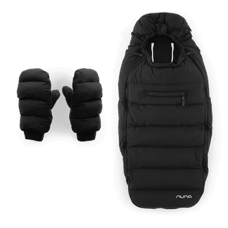 Nuna Winter Footmuff Set with Gloves and Footmuff
