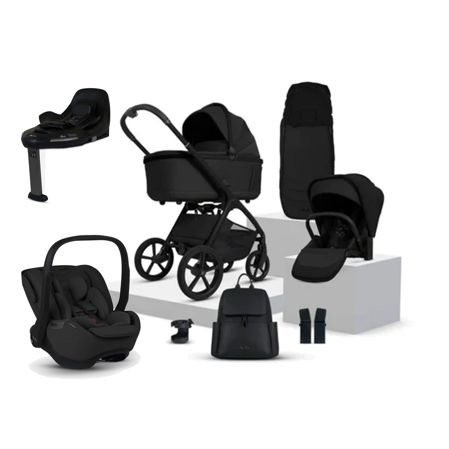 Silver Cross Cove Bundle With Silver Cross Glide Plus 360 Car Seat And Base