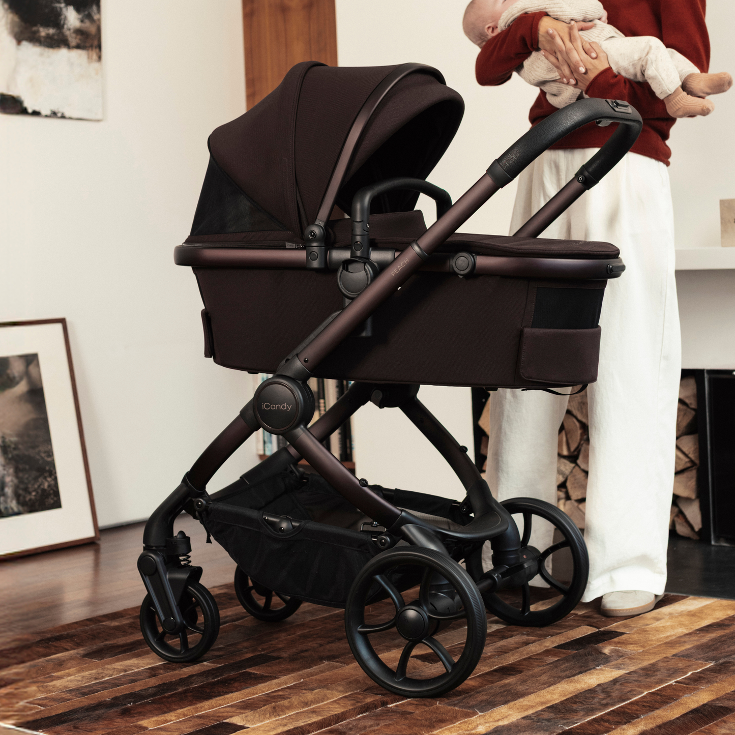 iCandy Peach 8 Complete Buggy Bundle with Pushchair, Carrycot & Accessories