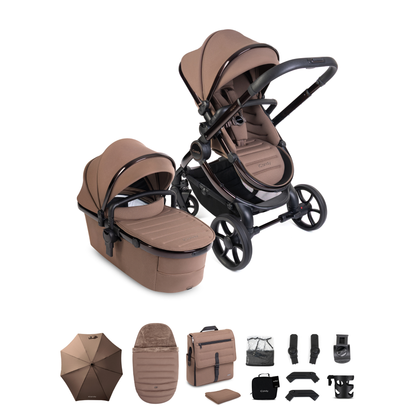 iCandy Peach 8 Complete Buggy Bundle with Pushchair, Carrycot & Accessories