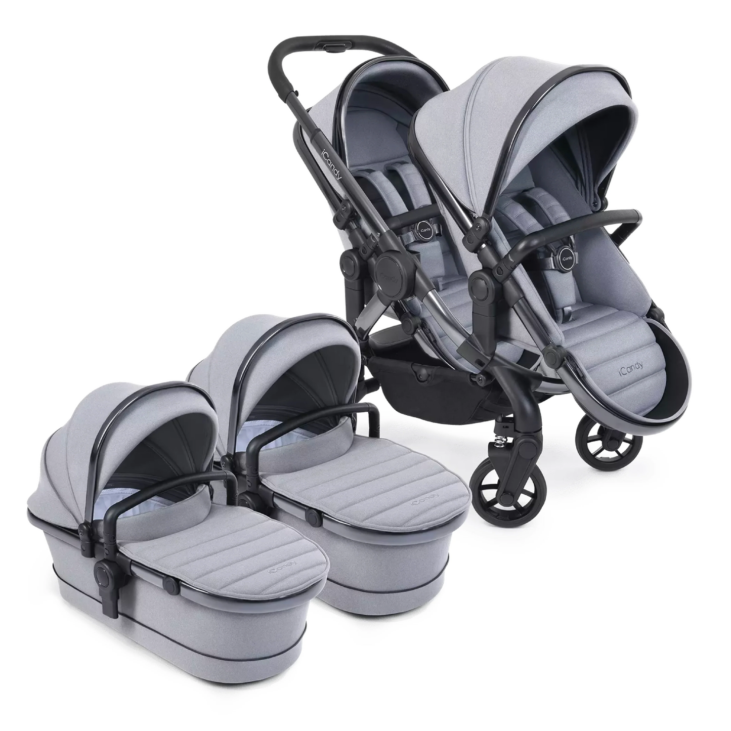 Icandy peach top double stroller