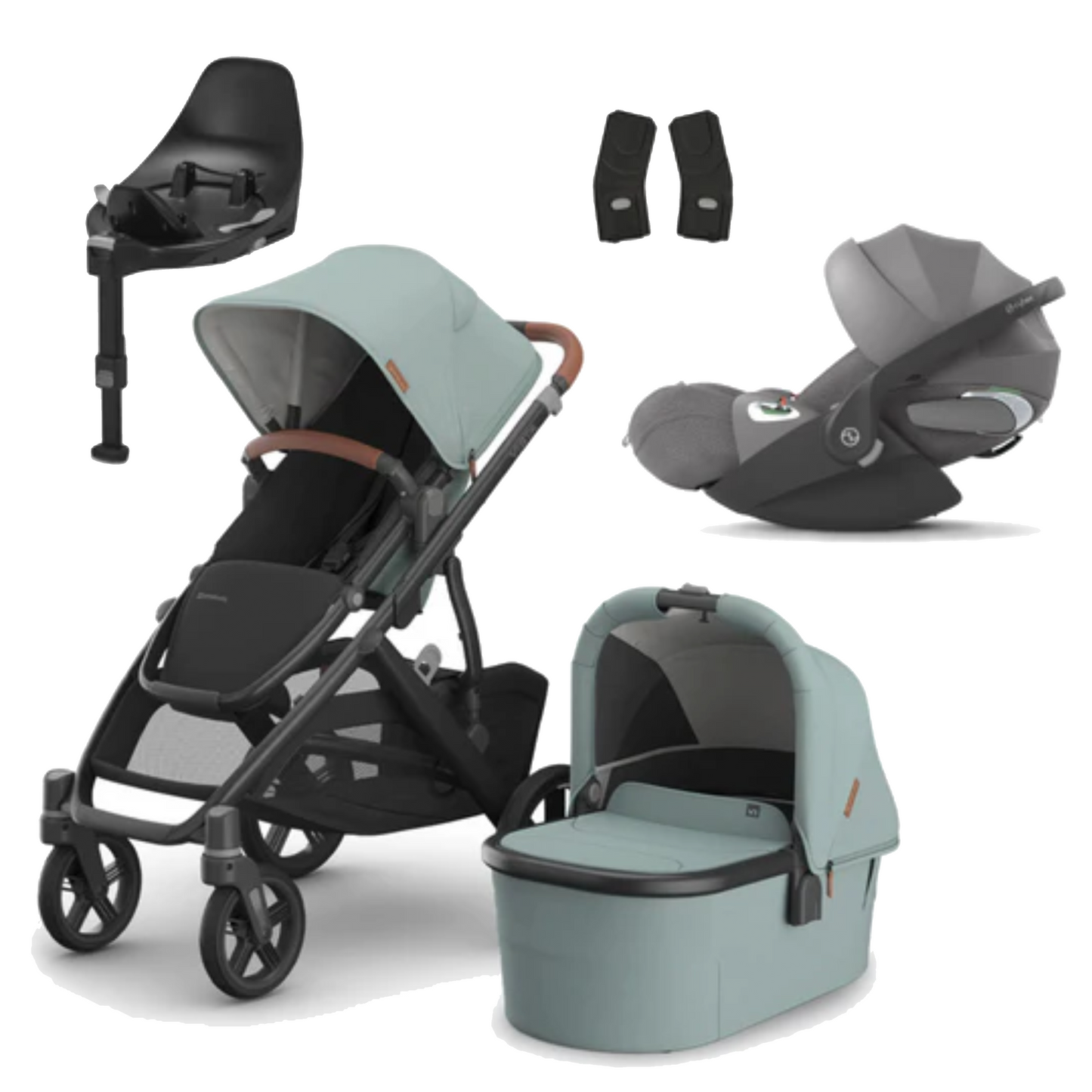 UPPAbaby Vista V3 Buggy with Cybex Cloud T and Base T
