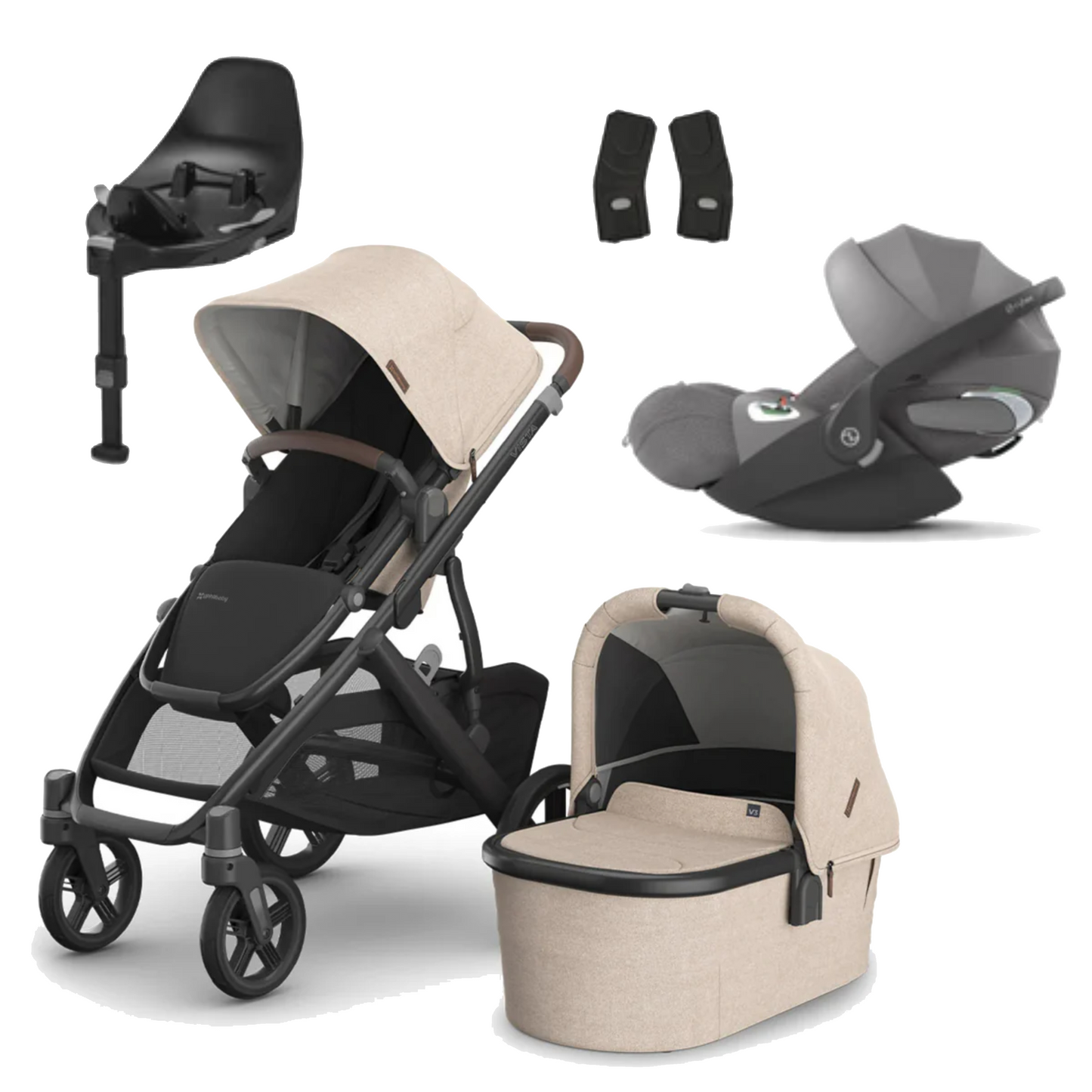 UPPAbaby Vista V3 Buggy with Cybex Cloud T and Base T