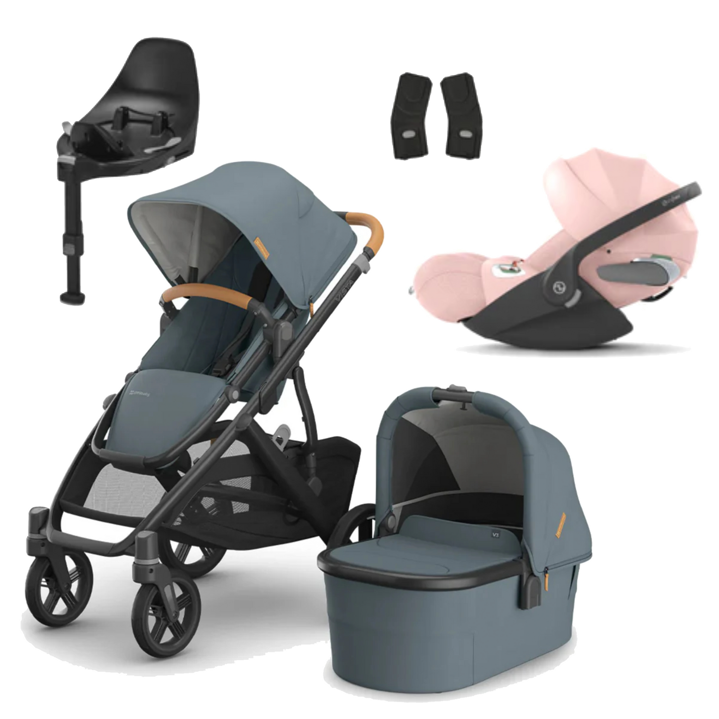 UPPAbaby Vista V3 Buggy with Cybex Cloud T and Base T