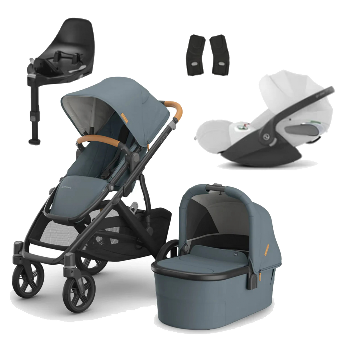 UPPAbaby Vista V3 Buggy with Cybex Cloud T and Base T