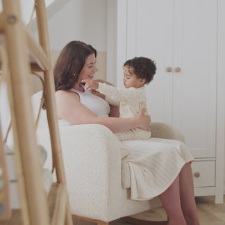 CuddleCo Etta Nursing Chair and Foot Stool