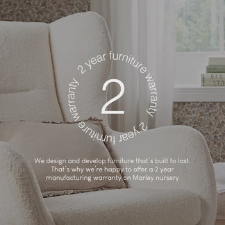 CuddleCo Marley Nursing Chair and Foot Stool