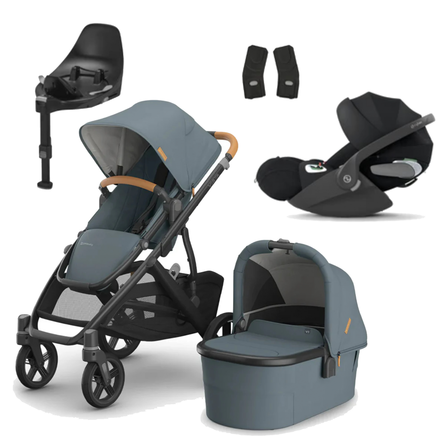 UPPAbaby Vista V3 Buggy with Cybex Cloud T and Base T