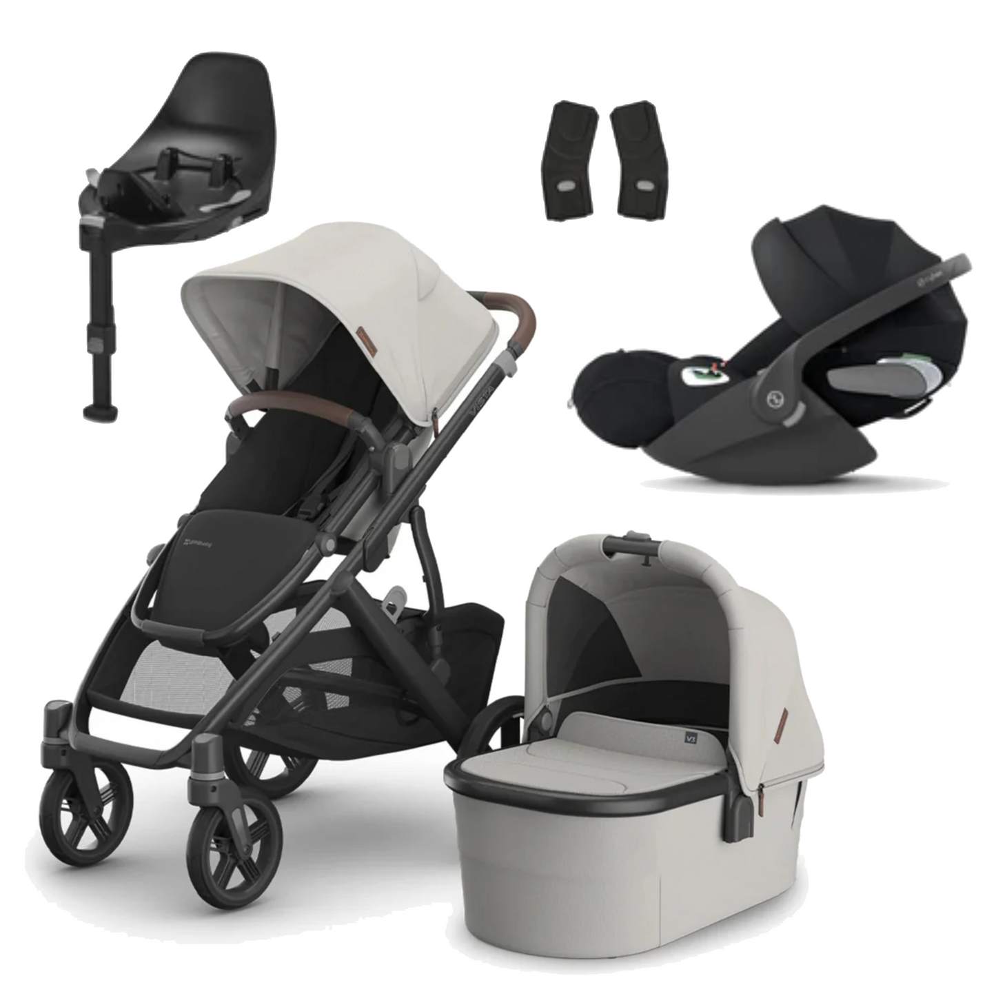 UPPAbaby Vista V3 Buggy with Cybex Cloud T and Base T