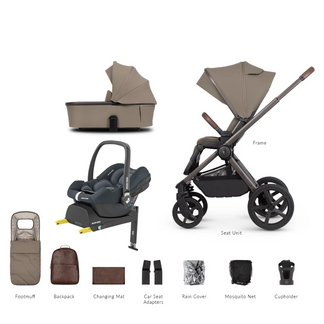 Venicci Upline 2 - 3 in 1 with Maxi Cosi CabrioFix and Base