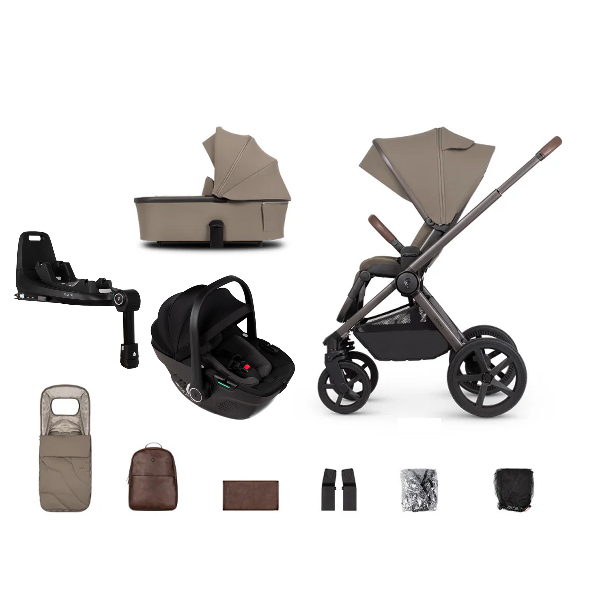 Venicci Upline in Buggy with Venicci Tiago 360 Car Seat