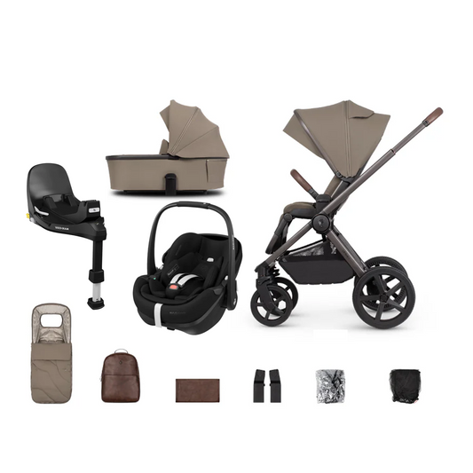 Venicci Upline 2 - 3 in 1 with Maxi Cosi Pebble 360 Pro2 and Familyfix Pro Isofix Base