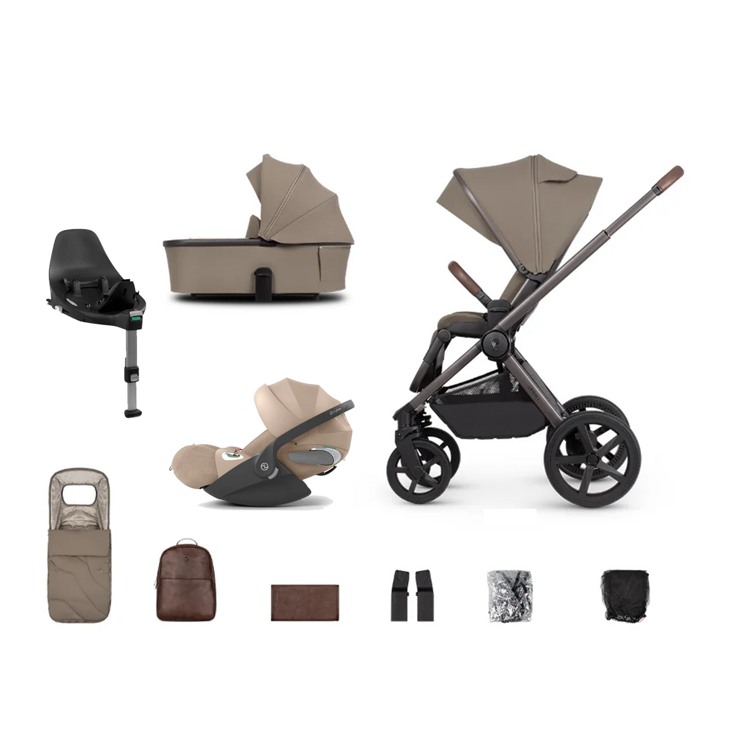Venicci Upline 2 - 3 in 1 with Cybex Cloud T & Base T