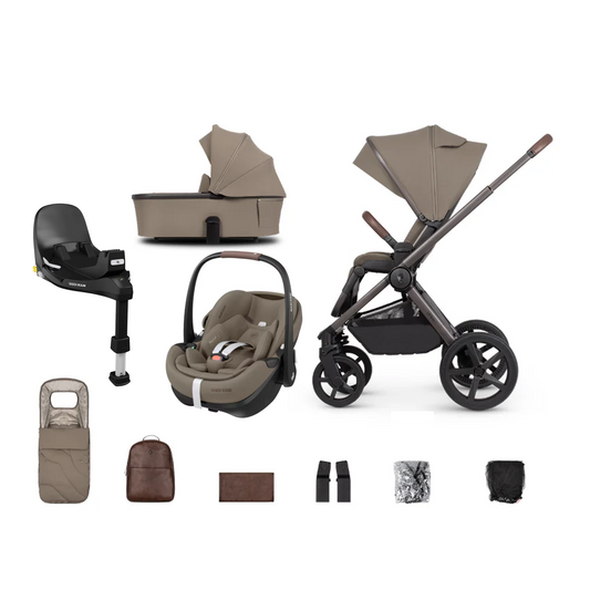 Venicci Upline 2 - 3 in 1 with Maxi Cosi Pebble 360 Pro2 and Familyfix Pro Isofix Base