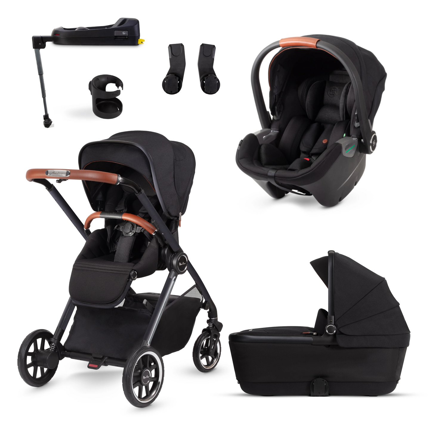 Silver Cross Reef Buggy with Silver Cross Dream Car Seat and Base
