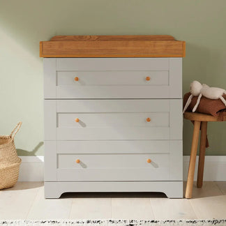 Tutti Bambini Rio 3 Piece Range with Cot Bed, Dresser Changer and Wardrobe