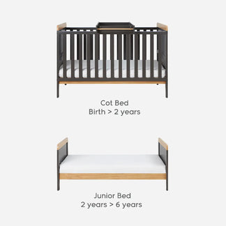 Tutti Bambini Rio Cot Bed with Cot Top Changer & Mattress