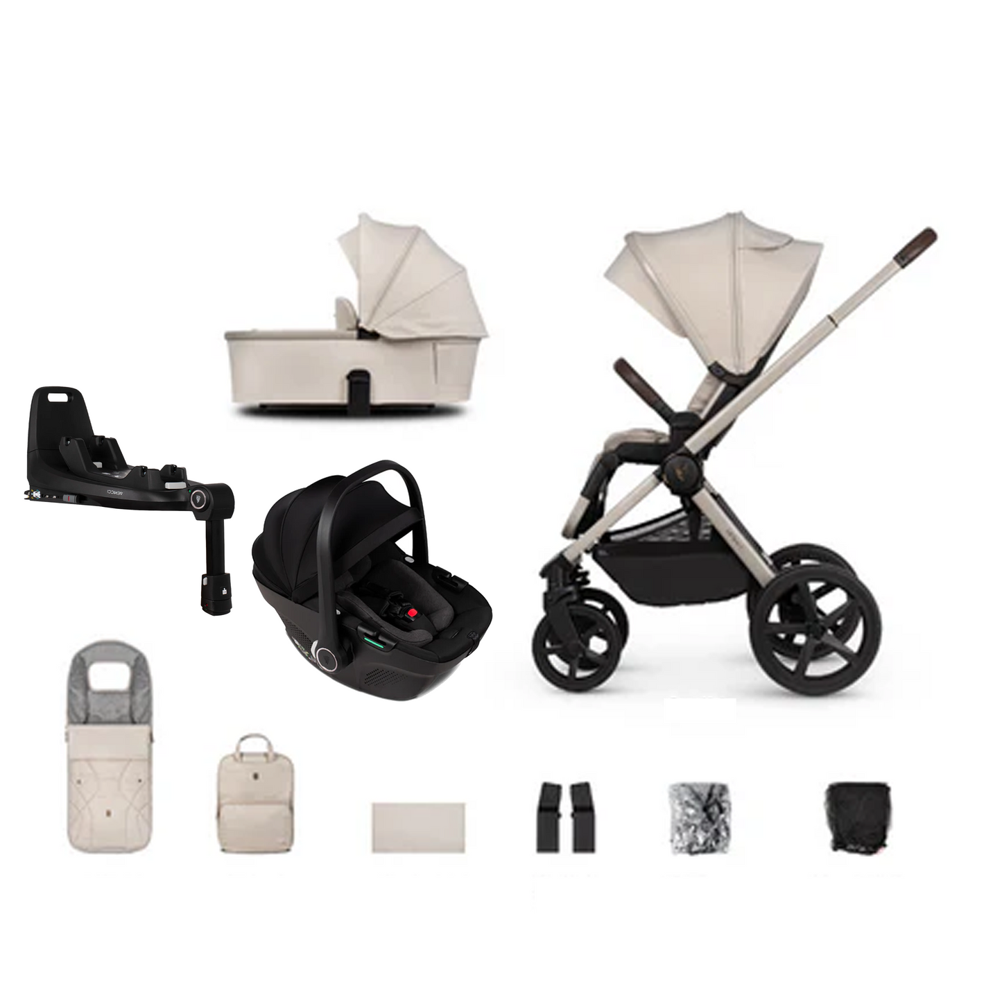 Venicci Upline 2 - 3 in 1 Buggy with Venicci Tiago 360 Car Seat