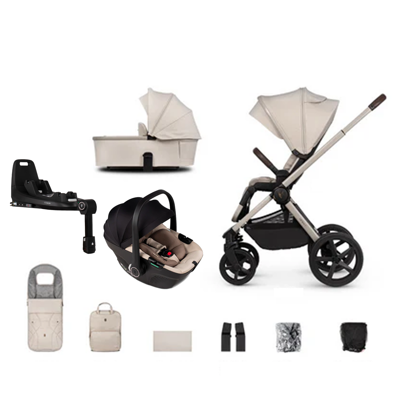 Venicci Upline 2 - 3 in 1 Buggy with Venicci Tiago 360 Car Seat