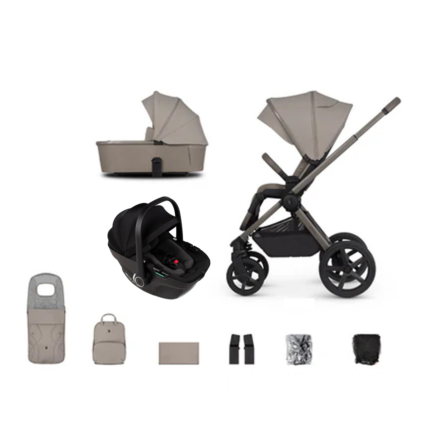 Venicci Upline 2 - 3 in 1 Buggy with Venicci Tiago 360 Car Seat