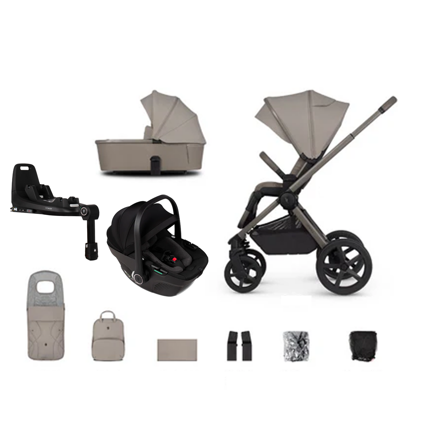 Venicci Upline 2 - 3 in 1 Buggy with Venicci Tiago 360 Car Seat