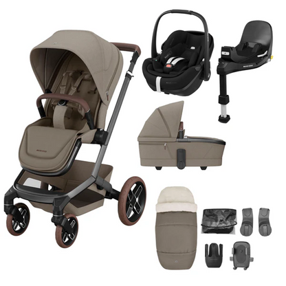 Maxi-Cosi Fame 9 Piece Bundle with Maxi-Cosi Pebble 360 and FamilyFix Base